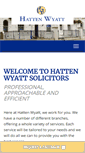Mobile Screenshot of hatten-wyatt.com